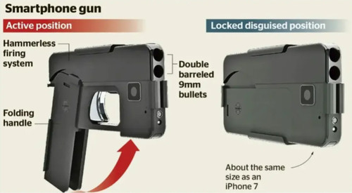 What kind of thinking comes up with the iPhone Gun mh