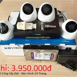 bộ 4 camera giá rẻ