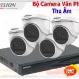 bo 4 camera van phong thu am hikvision chat luong