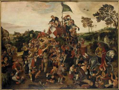 Balten, Pieter Ярмарка Святого Мартина, 1598, 110 cm x 148 cm, Дерево, масло
