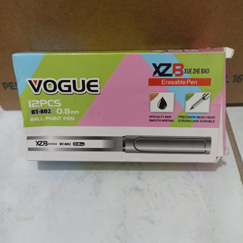 Caneta Apagável Vogue XZB BT 802 0.8mm 12pcs.jpg
