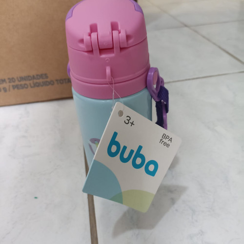 Copo Térmico Parede Dupla Com Canudo Rosa Buba.jpg