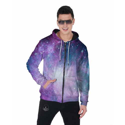 Abstract Galaxy Space Men's Zip Up Hoodie.jpg