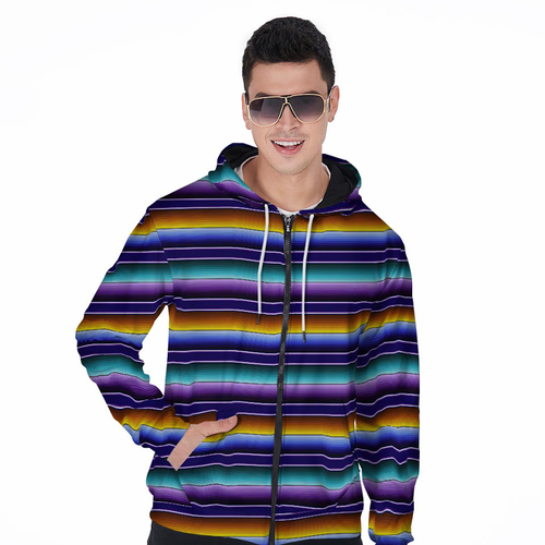 Serape Men's Zip Up Hoodie.png