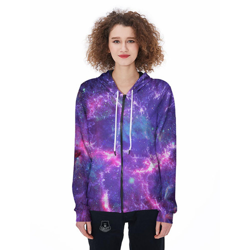 Nebula Galaxy Space Women's Zip Up Hoodie.jpg