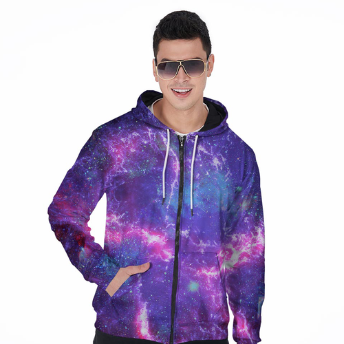 Nebula Galaxy Space Men's Zip Up Hoodie.png
