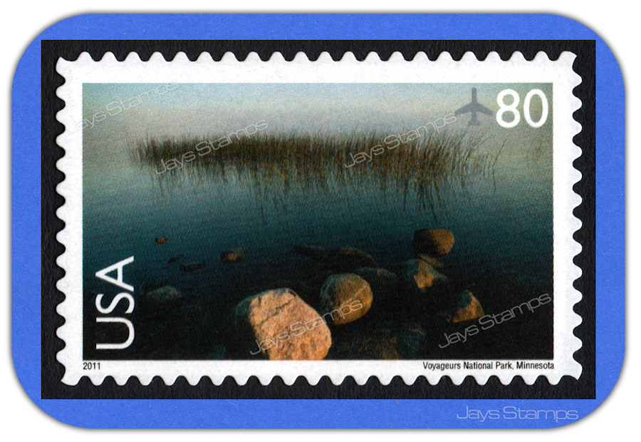 2011 VOYAGEURS NATIONAL PARK  Scenic American Landscapes  AIR MAIL Single  #C148