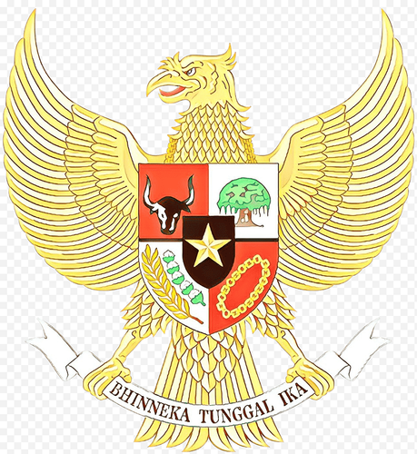 sticker png logo garuda indonesia national emblem of indonesia pancasila constitution of indonesia g.png