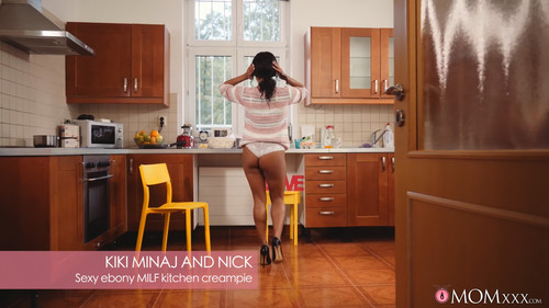 Sexy ebony MILF kitchen creampie.jpg