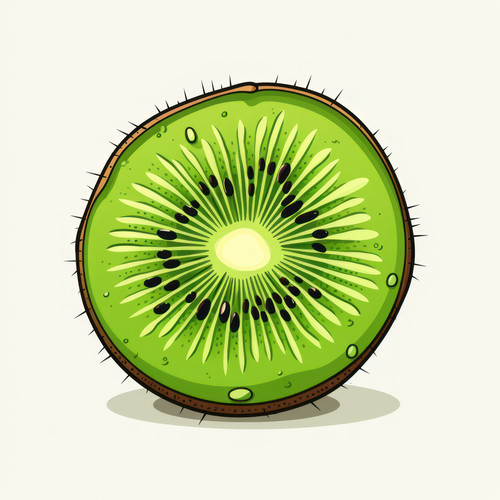Kiwi fruit isolated on a white background svg basi 00356 03.jpg