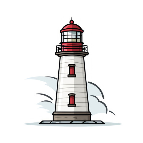 Lighthouse isolated on a white background svg basi 00378 02.jpg