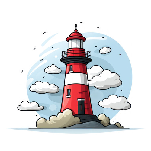 Lighthouse isolated on a white background svg basi 00379 01.jpg