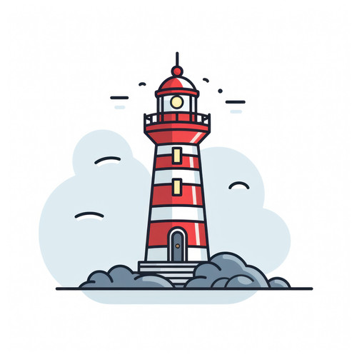 Lighthouse isolated on a white background svg basi 00379 03.jpg