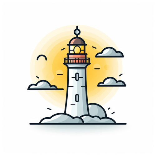 Lighthouse isolated on a white background svg basi 00380 03.jpg