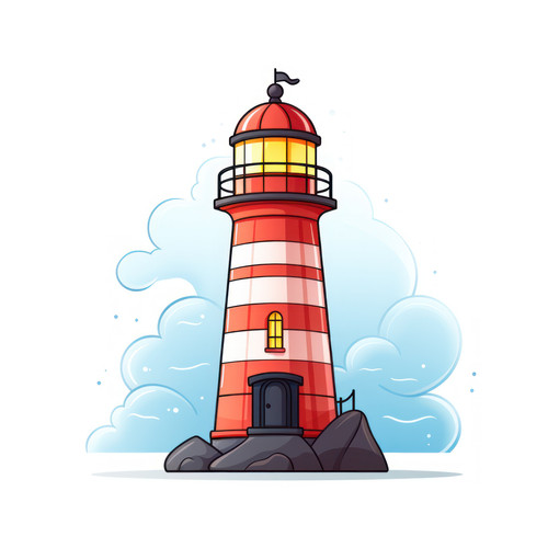 Lighthouse isolated on a white background svg basi 00380 01.jpg