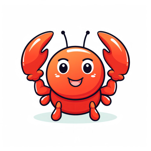 Lobster isolated on a white background svg basic m 00384 02.jpg