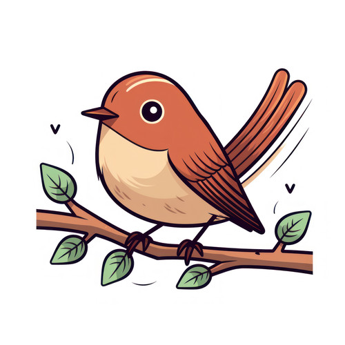 Nightingale isolated on a white background svg bas 00429 02.jpg