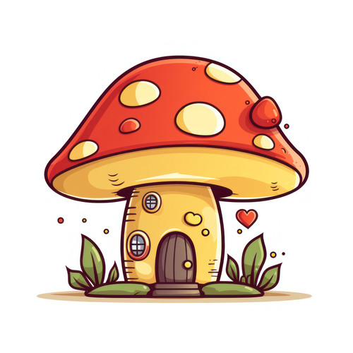 Mushroom house isolated on a white background svg 00419 00.jpg