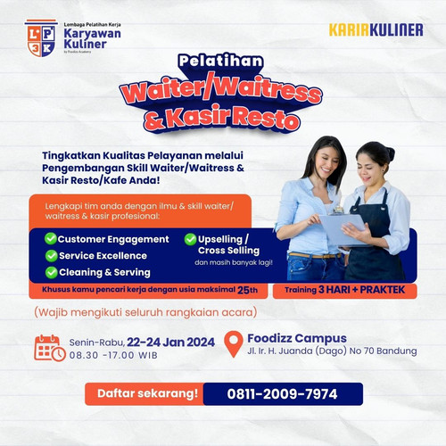 Master Design Feed (Pencari Kerja) Pelatihan Waiters & Kasir Resto LP3K Bandung.jpg