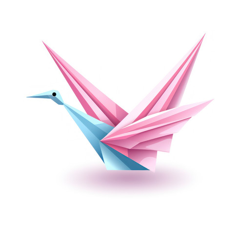 Origami crane isolated on a white background svg b 00448 02.jpg