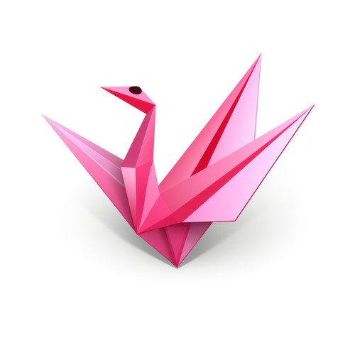 Origami crane isolated on a white background svg b 00450 02.jpg