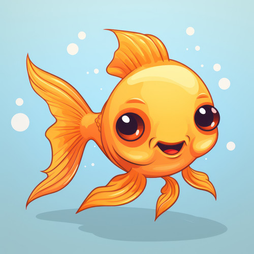 Goldfish isolated on a white background svg basic 00253 02.jpg