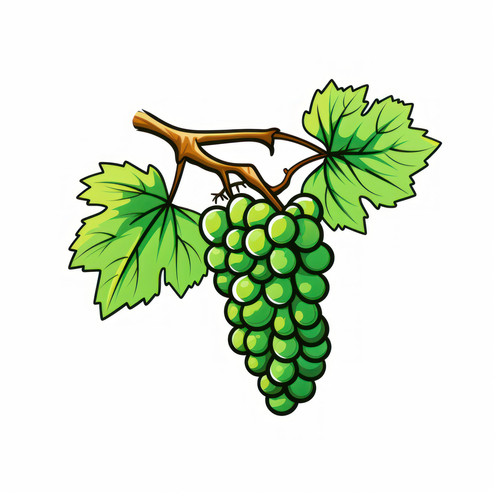 Grapevine isolated on a white background svg basic 00260 00.jpg