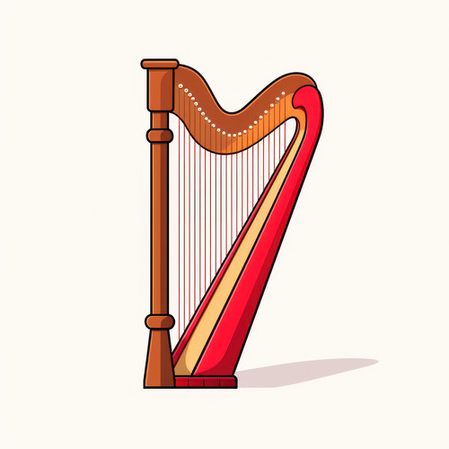 Harp isolated on a white background svg basic mini 00277 03.jpg