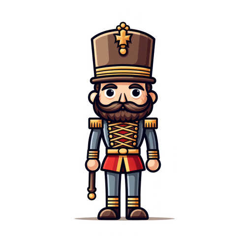 Nutcracker isolated on a white background svg basi 00436 03.jpg