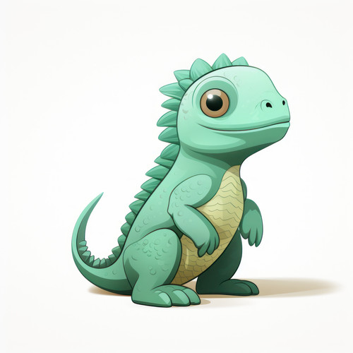 Iguana isolated on a white background svg basic mi 00317 00.jpg