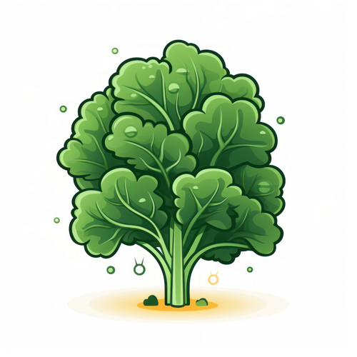 Kale isolated on a white background svg basic mini 00343 01.jpg