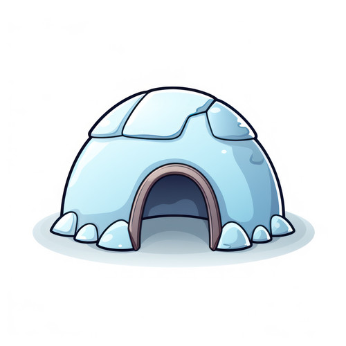 Igloo isolated on a white background svg basic min 00315 03.jpg