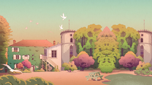 Green Cartoon Desktop Wallpaper.png