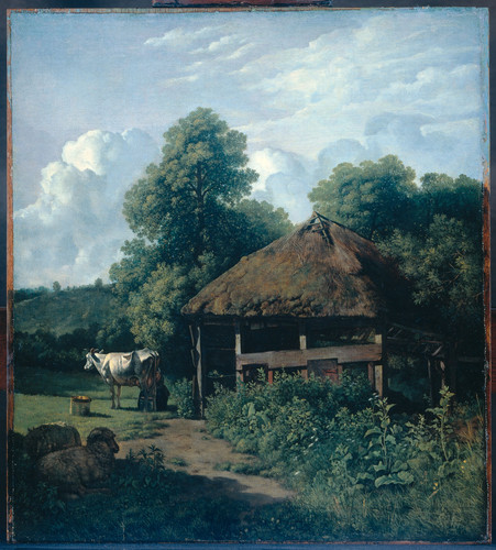 Troostwijk, Wouter Johannes van Ферма в Гелдерленде, 1810, 45 cm х 40 cm, Холст на панели, масло
