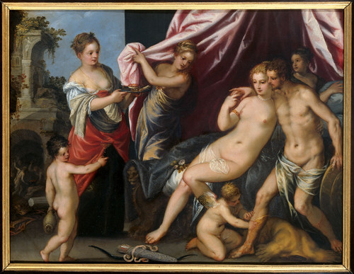 Rottenhammer, Hans I Венера и Марс, 1604, 29 cm x 38 cm, Медь, масло
