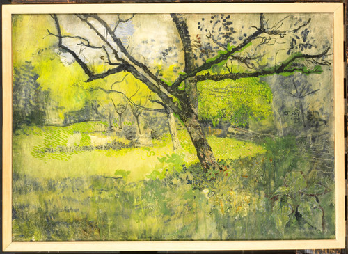 Roland Holst, Richard Фруктовый сад в Эмнесе, 1895, 51 cm х 71,5 cm, Холст, масло