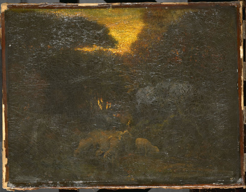 Rousseau, Theodore Ущелье Волков, 1867, 35 cm х 46 cm, Холст, масло