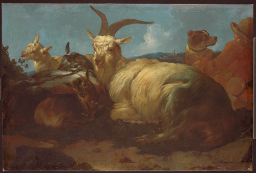 Roos, Johann Melchior Пастух с козами, 1683, 109,5 cm х 165 cm, Холст, масло