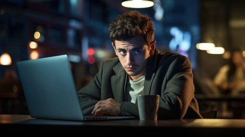 Please work please work a young businessman looking anxious while using a laptop during a late night.jpg