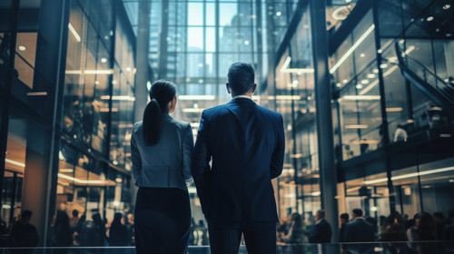 Partnership arms crossed and teamwork with two business people standing together in corporate office.jpg