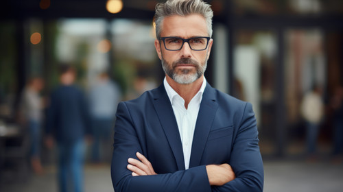 Portrait arms crossed and business man ceo or entrepreneur in meeting Face professional glasses and .jpg