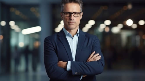 Portrait arms crossed and business man ceo or entrepreneur in meeting Face professional glasses and .jpg