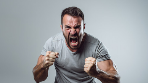 Portrait angry and man with arms crossed frustrated and upset guy against a white studio background .jpg