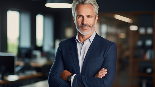 Portrait confident and arms crossed with a business man in his office looking happy about his compan.jpg