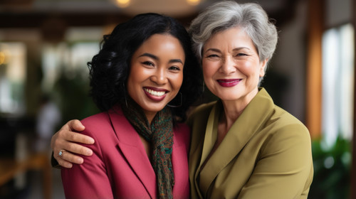 Portrait diversity and business women support teamwork and group empowerment for office leadership C.jpg