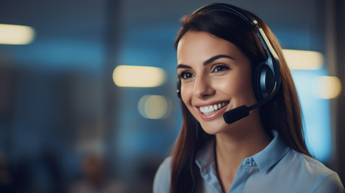 Portrait customer support and smile with a woman consultant working in her office for after sales se.jpg