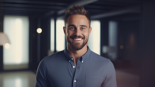 young attractive man portrait of successful business entrepreneur laughing cheerful looking at camer.jpg