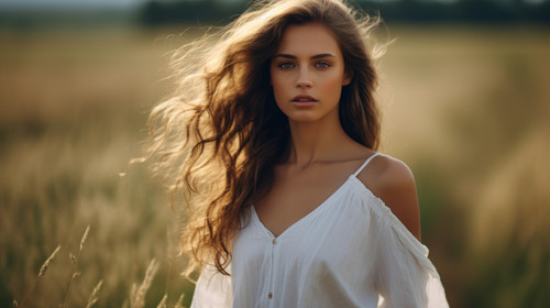 Young beautiful girl on a walk in the country soft focus 00786 03.jpg