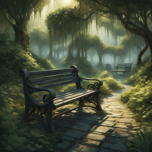 eerie depiction of an overgrown and neglected park a somber reminder of lost unity show broken ben t.png