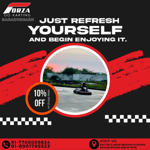 Kart racing or karting is a road racing variant of motorsport with open-wheel, four-wheeled vehicles known as go-karts or shifter karts. They are usually raced on scaled-down circuits, although some professional kart races are also held on full-size motorsport circuits. Forza go karting is a kart racing track in Delhi NCR full of adventure and safety as well. Is is first of its kind of motorsport in northern India with a lot of fun and thrill. The location of this track is very easy to find in Delhi NCR. Though you are an expert or a beginner, you are free to enjoy and compete with any body else as professional trainer are available for safety and security. Let you and your family feel the incredible experience of go-karting in affordable price and nearest location, Bahadurgarh Delhi NCR.
For more queries or booking plz visit us : https://forzagokarting.com/

#racer #adventureJunkie #Gokarting #weekendkarting #weekendmood #Forzagokarting #weekendkarting #driver #feeltherush #Forzaexperience #racetovictory